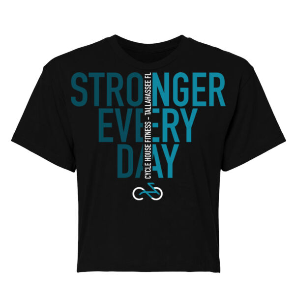 STRONGER EVERY DAY - WOMEN'S CROP T-SHIRT - $SE3W7N$ Thumbnail