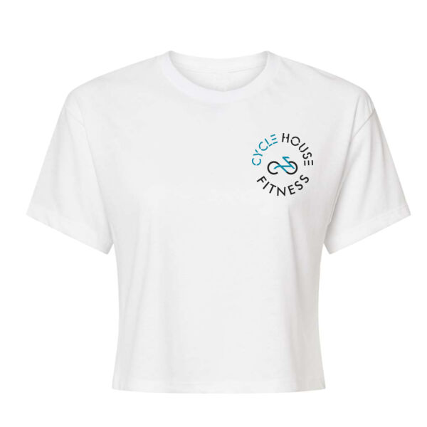 CYCLE HOUSE FITNESS LOGO - WOMEN'S CROP T-SHIRT - $4DYQ6R$ Thumbnail